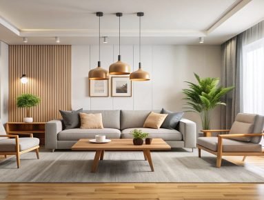 Completed interior design project by AJ Interior Tech Hassan