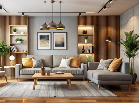 Happy client with AJ Interior Tech interior design